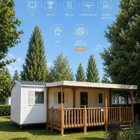 Superbe Mobilhome 3ch-6 Pers Tv, Wifi 5g, Climatisation - Homair 3 Etoiles * Ivry-la-Bataille
